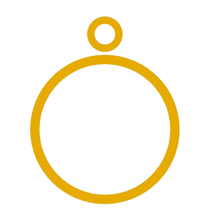 contour de la boussole du logo